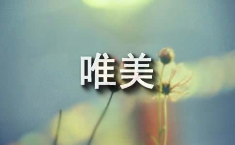 唯美的歌詞5條